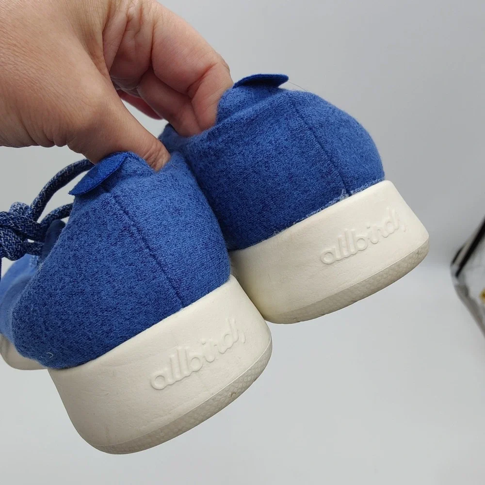 Allbirds Womens Gorpcore Minimalist Eco Wool Runner Sneaker 6 Blue Walking Shoes
